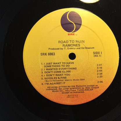 Ramones - Road To Ruin (LP, Album, RP) Sire
