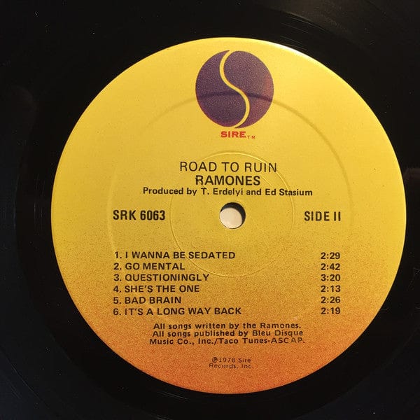 Ramones - Road To Ruin (LP, Album, RP) Sire