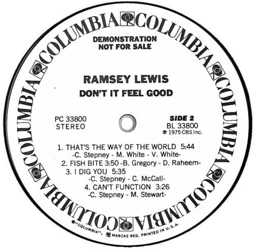 Ramsey Lewis - Don't It Feel Good (LP, Album, Promo) on Columbia at Further Records
