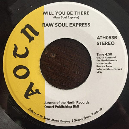 Raw Soul Express - Let Go / Will You Be There (7") Athens Of The North Vinyl