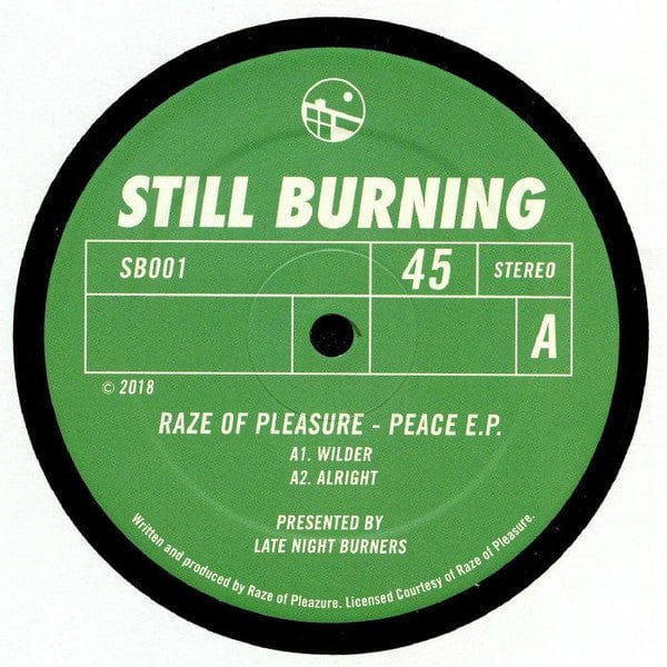 Raze Of Pleasure - Peace E.P. (12", EP, RE, RM) Late Night Burners
