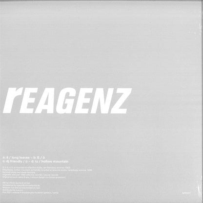 Reagenz - Reagenz (LP) Musique Pour La Danse 5414165122463