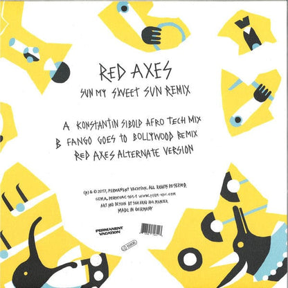 Red Axes - Sun My Sweet Sun Remix (12") Permanent Vacation Vinyl 673795716113