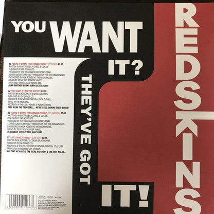Redskins - Bring It Down (This Insane Thing) (10", EP, Ltd, RM, Red) London Music Stream Ltd.