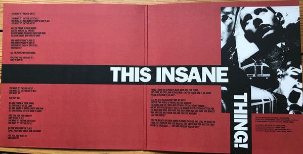 Redskins - Bring It Down (This Insane Thing) (10", EP, Ltd, RM, Red) London Music Stream Ltd.