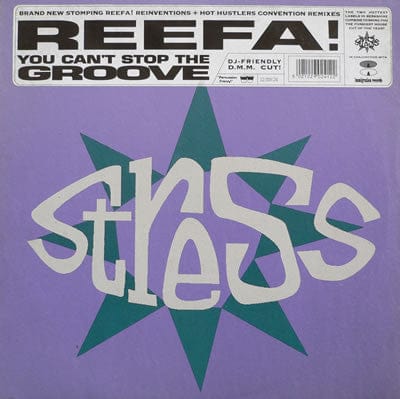 Reefa! – You Can't Stop The Groove (12", Stress Records, 1993) Front Cover