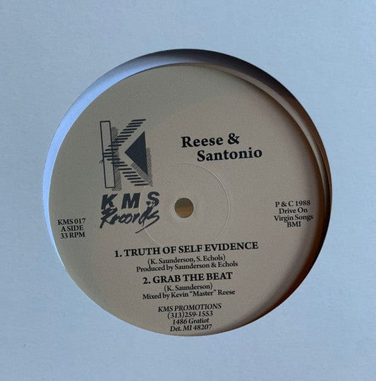 Reese & Santonio - Truth Of Self Evidence  (12") KMS Vinyl