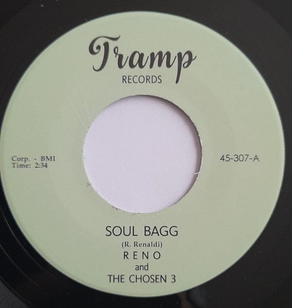 Reno And The Chosen 3* - Soul Bagg / You Are My Sunshine (7") Tramp Records Vinyl 5050580790049