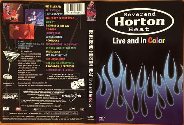 Reverend Horton Heat - Live And In Color (DVD) Image Entertainment DVD 014381030327