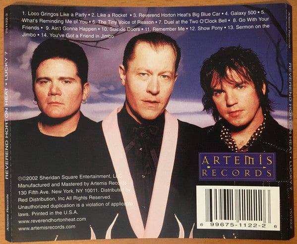 Reverend Horton Heat - Lucky 7 (CD) Artemis Records CD 699675112226