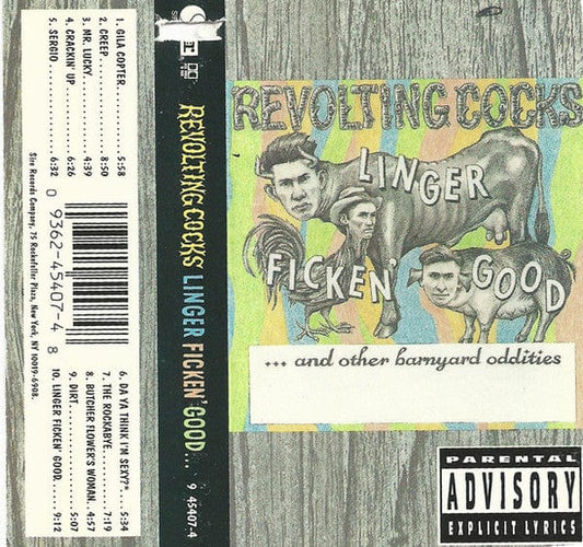 Revolting Cocks - Linger Ficken' Good... And Other Barnyard Oddities (Cassette) Sire,Reprise Records Cassette 093624540748