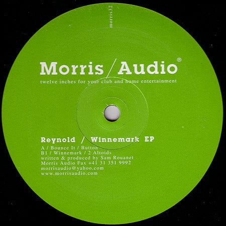 Reynold - Winnemark EP (12", EP) on Morris / Audio at Further Records