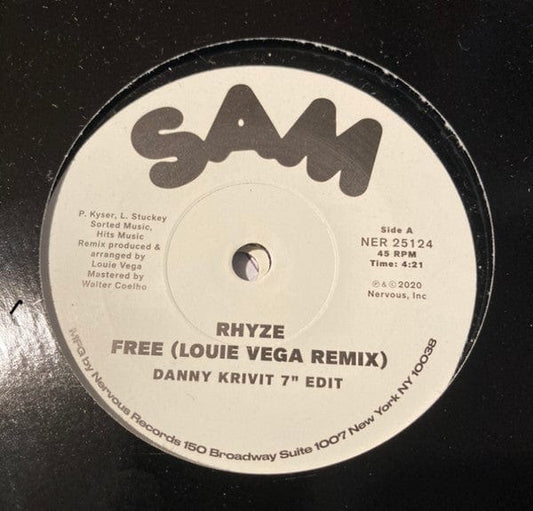 Rhyze / John Davis & The Monster Orchestra - Free / Love Magic (7") Sam Records Vinyl