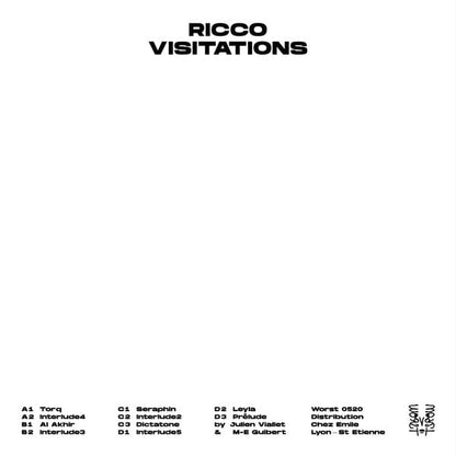 Ricco (14) - Visitations (2x12") Worst Records (2) Vinyl