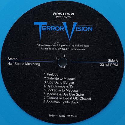 Richard Band, The Fibonaccis - TerrorVision (Original Soundtrack) (LP) We Release Whatever The Fuck We Want Records Vinyl 4251804122665