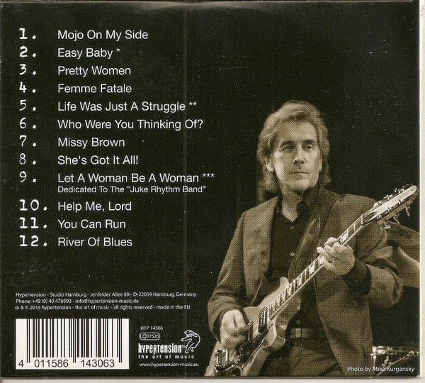Rick Vito - Mojo On My Side (CD) Hypertension CD 4011586143063