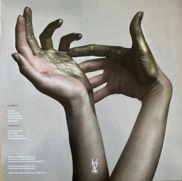 Riki – Gold (LP, Red In Clear, Dais Records, 2021) Back Cover