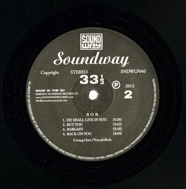 Rob (5) - Make It Fast, Make It Slow (LP) Soundway Vinyl 5060091551213