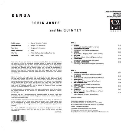Robin Jones And His Quintet - Denga (LP) Jazz Room Records Vinyl