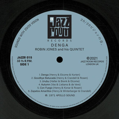 Robin Jones And His Quintet - Denga (LP) Jazz Room Records Vinyl