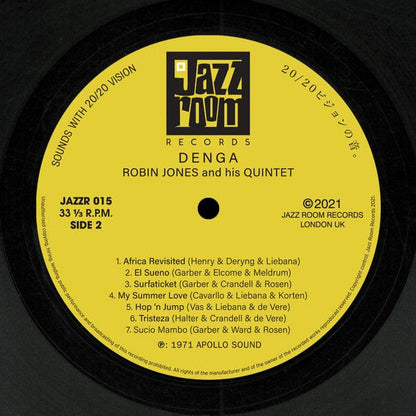Robin Jones And His Quintet - Denga (LP) Jazz Room Records Vinyl