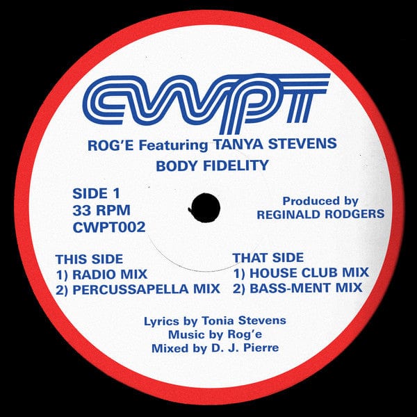 Rog'e Featuring Tanya Stevens* - Body Fidelity (12") CWPT Vinyl