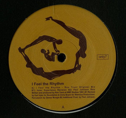 Ron Trent - I Feel The Rhythm (12", RE) on Only One Music at Further Records