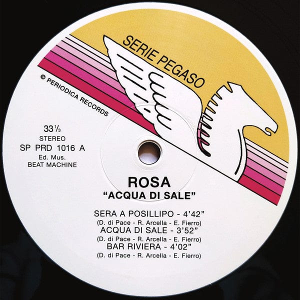 Rosa (49) - Acqua Di Sale (12") Periodica Records, Periodica Records Vinyl