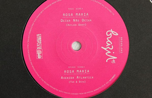 Rosa Maria - Deixa Não Deixa  (7") Mr Bongo Vinyl