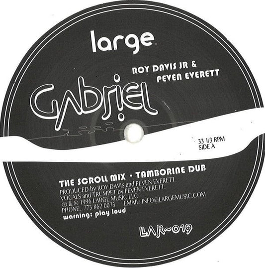 Roy Davis Jr. & Peven Everett - Gabriel (12") Large Records Vinyl