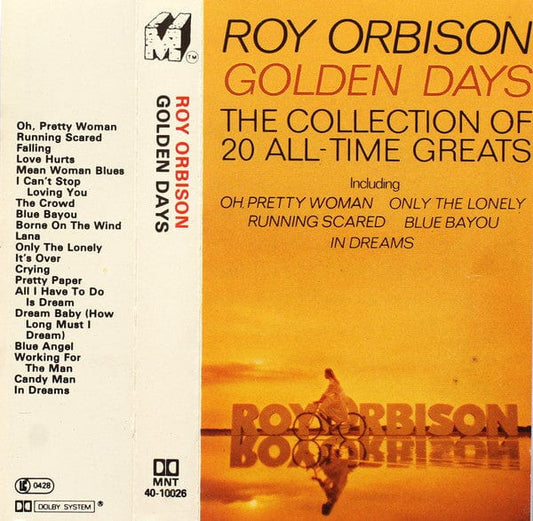 Roy Orbison - Golden Days (The Collection Of 20 All-Time Greats) (Cassette) Monument Cassette