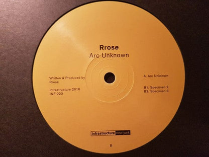 Rrose - Arc Unknown (12") Infrastructure New York Vinyl