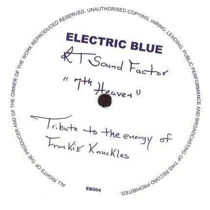 RT Sound Factor - 7th Heaven (12", S/Sided, Ltd, Whi) Electric Blue (3)