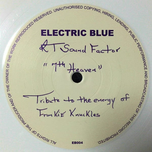 RT Sound Factor - 7th Heaven (12") Electric Blue (3) Vinyl