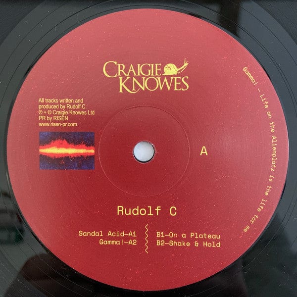 Rudolf C - Gamma! (12") Craigie Knowes Vinyl
