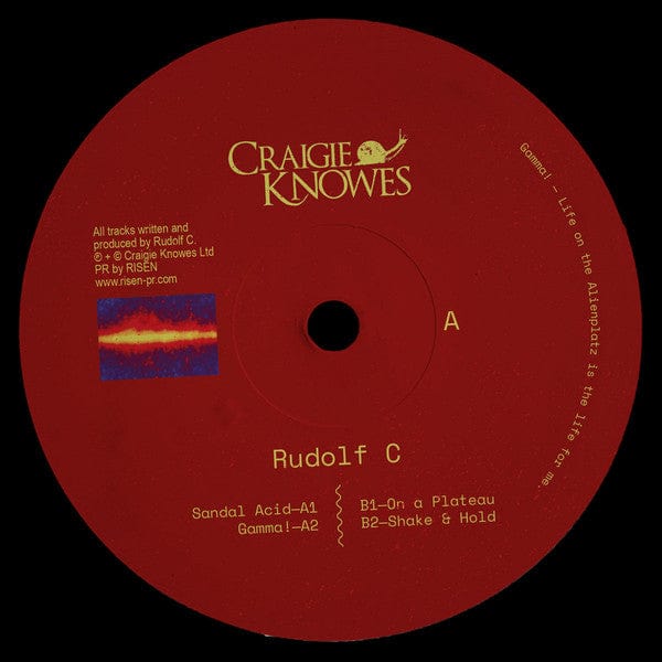 Rudolf C - Gamma! (12") Craigie Knowes Vinyl