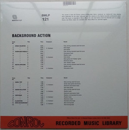 S. Burdson* - Background Action (LP) Be With Records Vinyl 4251804127127