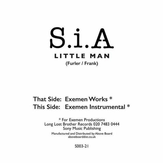 S.i.A* - Little Man (12") Long Lost Brother Records Vinyl