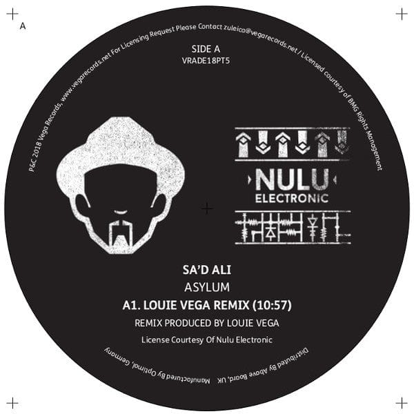 Sa'd Ali – Asylum (Louie Vega Remix) (12", Vega Records, 2019) Front Cover