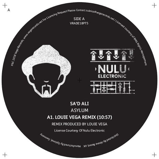 Sa'd Ali - Asylum (Louie Vega Remix) (12") Vega Records Vinyl