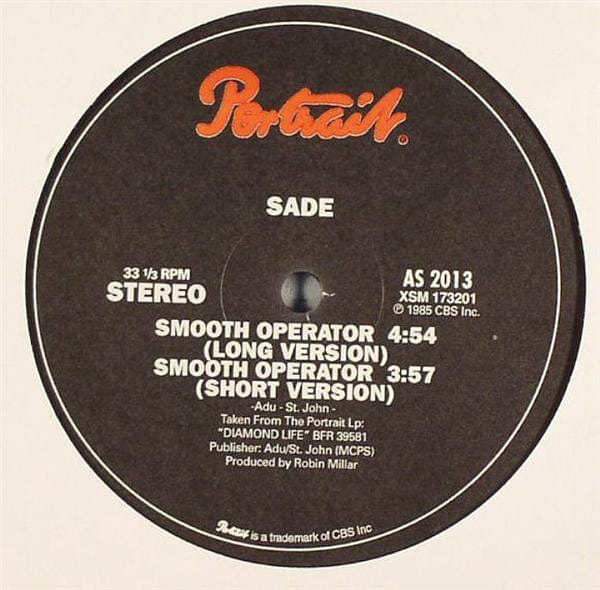 Sade - Smooth Operator (12") Portrait (2) Vinyl