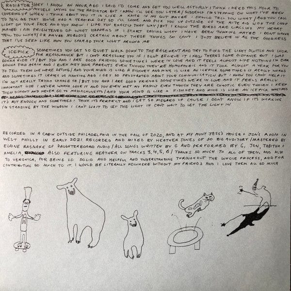 Sadurn – Radiator (LP, Coke Bottle Clear, Run For Cover Records, 2022) Image 4