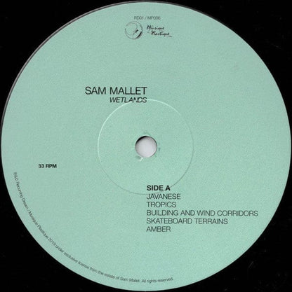 Sam Mallet - Wetlands (LP) Musique Plastique,Recurring Dream Vinyl