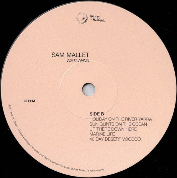 Sam Mallet - Wetlands (LP) Musique Plastique,Recurring Dream Vinyl