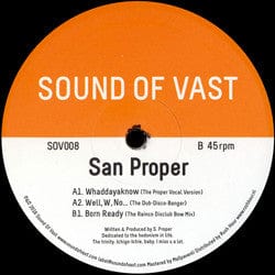 San Proper - The Rollercoaster Surprise (12") Sound Of Vast Vinyl