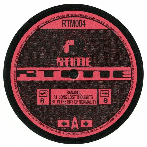 Sanasol - Long Lost Thoughts  (12") R-Time Records Vinyl