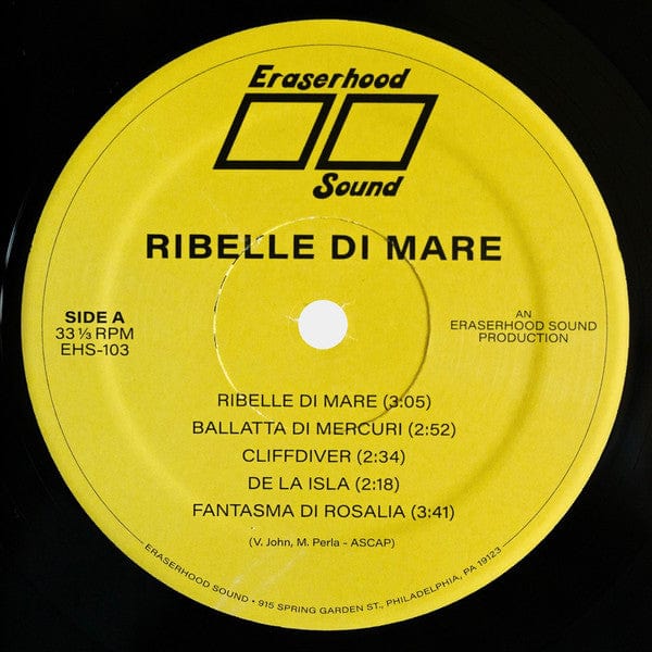 Sandro Galileo & Eraserhood Sound - Ribelle Di Mare (LP) Eraserhood Sound Vinyl 674862655571