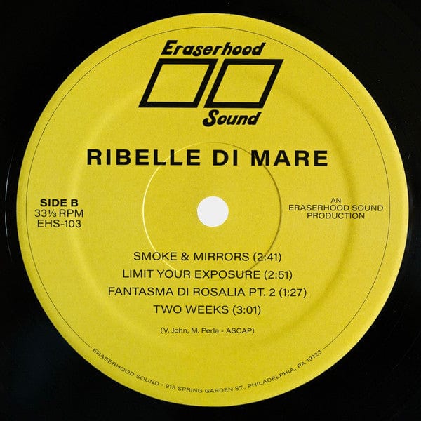 Sandro Galileo & Eraserhood Sound - Ribelle Di Mare (LP) Eraserhood Sound Vinyl 674862655571