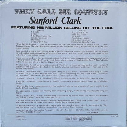 Sanford Clark - They Call Me Country (LP) Numero Group Vinyl 825764606820