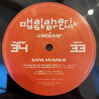 Sansibar - Sans Musique (2x12") Kalahari Oyster Cult Vinyl